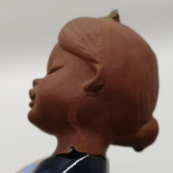 VTG Japanese Girl Figurine with Bud Vase - Picture 5 of 13